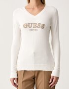 GUESS пуловер дамски с вискоза HANNAH бежов W6BR55 Z1456