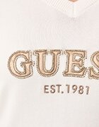 GUESS пуловер дамски с вискоза HANNAH бежов W6BR55 Z1456