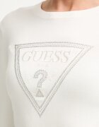 GUESS пуловер дамски с вискоза KATIE бежов W6YR28 Z0976