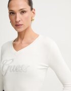 GUESS пуловер дамски с вискоза LENA бежов W6YR29 Z0977