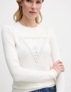 GUESS пуловер дамски с вискоза MACIE бежов W6GR19 Z0608