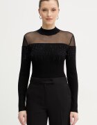 GUESS Пуловер JEENA в черно от лека материя W6RR70 Z2YK2