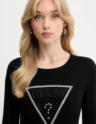 GUESS Пуловер KIARA в черно от лека материя W5YR23 Z2NQ2