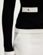 GUESS Пуловер LAUREL в черно от лека материя W6RR26 Z3HP2
