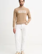 GUESS Пуловер с вълна JACK в бежово M5BR28 Z0531