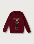 GUESS пуловер за деца с вискоза бордо J6BR05 Z1339