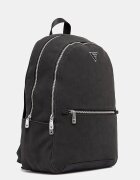 GUESS Раница TORINO в черно голям размер с изчистен дизайн HMTONK P6111