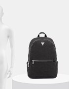 GUESS Раница TORINO в черно голям размер с изчистен дизайн HMTONK P6111