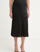 GUESS разкроена пола LUCREZIA черна W6YD15 W2941