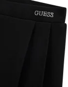 GUESS разкроена пола с вискоза черна J6YD01 K3936
