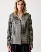 GUESS риза дамска NEW CONCETTA черна с монограм W6YH23 W2946