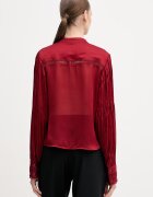 GUESS Риза дамска в синьо със стандартна кройка W5RH16 WDW82