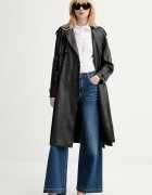 GUESS Риза EMILY дамска в бяло с кройка по тялото с класическа яка W6RH85 W1LU1