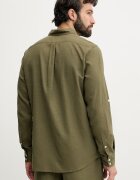 GUESS Риза мъжка ленена зелена F6GH06 WG3L0