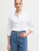 GUESS Риза женска памучна бяла гладка W6GH54 W1979