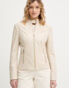GUESS Рокерско яке CLAUDINE в бежово преходен модел W6RL52 WL850
