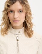 GUESS Рокерско яке CLAUDINE в бежово преходен модел W6RL52 WL850