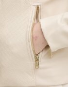 GUESS Рокерско яке CLAUDINE в бежово преходен модел W6RL52 WL850