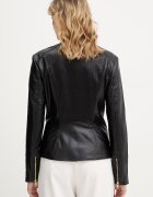 GUESS Рокерско яке CLAUDINE в черно преходен модел W6RL52 WL850