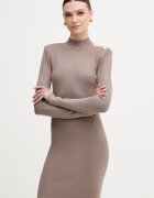 GUESS Рокля ALYSSIA в бежово къса с кройка по тялото W6RK97 Z2YJ2