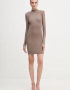 GUESS Рокля ALYSSIA в бежово къса с кройка по тялото W6RK97 Z2YJ2