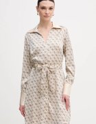 GUESS Рокля BLERTA в бежово къса разкроена W6RK90 WF1T2