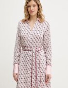 GUESS Рокля BLERTA в розово къса разкроена W6RK90 WF1T2