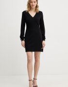GUESS Рокля EVELINA в черно къса със стандартна кройка W6RK30 KCBO2