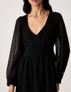 GUESS рокля GINEVRA черна с изчистена шарка W6YK23 W2935