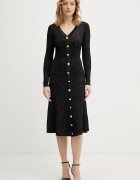 GUESS Рокля JELENE в черно къса разкроена W6RK02 Z3700