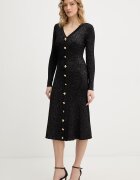 GUESS Рокля JELENE в черно къса разкроена W6RK02 Z3700