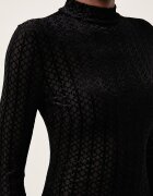 GUESS рокля MARGARET черна с монограм O6BK04 K5046