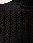 GUESS рокля MARGARET черна с монограм O6BK04 K5046