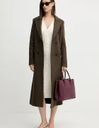 GUESS Рокля MIRANDA в бежово къса със стандартна кройка W5BK60 Z2YJ2