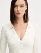 GUESS Рокля MIRANDA в бежово къса със стандартна кройка W5BK60 Z2YJ2