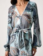 GUESS рокля NICOLE синя с индийска шарка W6BK36 W4222