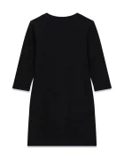 GUESS рокля от памук черна с щампа J3YK13 KA6W4
