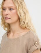 GUESS рокля от вискоза DALIA бежова с изчистена шарка W6GK50 W1950
