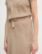 GUESS рокля от вискоза DALIA бежова с изчистена шарка W6GK50 W1950