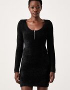 GUESS рокля по тялото JAYCEE черна W6BK89 Z1921