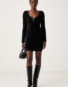 GUESS рокля по тялото JAYCEE черна W6BK89 Z1921