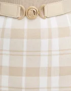 GUESS Рокля с вълна CORALINE в бежово къса с кройка по тялото W5BK44 Z3JD2