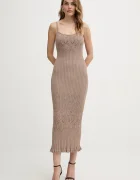 GUESS Рокля SHINJU в бежово дълга с кройка по тялото W5BK91 Z4060
