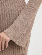 GUESS Рокля SHINJU в бежово дълга с кройка по тялото W5BK91 Z4060