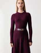 GUESS рокля тип пуловер с вискоза YUKI бордо W6BK64 Z1569