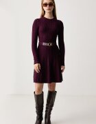 GUESS рокля тип пуловер с вискоза YUKI бордо W6BK64 Z1569