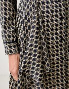 GUESS рокля тип риза ALYA черна с монограм W4YK35 WF1T2