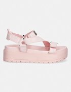 GUESS сандали с платформа дамски FETTA розови FLJFTT DEN03