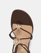 GUESS сандали с тънък ток AYSEE кафяви FLTAYS ELE03