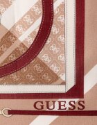 GUESS шал тип кърпа дамски YVONNE кафяв AW5659 POL03